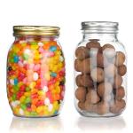 ODM 300ml 500ml 1000ml Wide Mouth Canning Jam Juice Glass Mason Jar