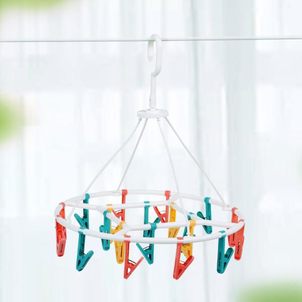 Buy cheap 260g Disc Polypropylene Clip And Drip Laundry Hanger 34*34cm from wholesalers
