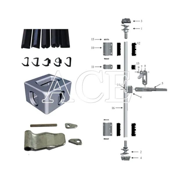 Buy cheap Professional of ISO Marine 20ft 40ft Shipping Container Spare Parts and Accessories with Hard Wood Floor Material from wholesalers