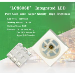 Buy cheap 0.3W Sanan Chip Built-in IC 5050 SMD LC8808 High Voltage DC12V LED Chip from wholesalers