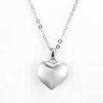 Buy cheap Engraved 925 Silver CZ Pendant 4.9g Plain Silver Heart Pendant from wholesalers