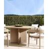 Buy cheap Nordic Outdoor Villa Teak Wood Dining Chair And Table Set from wholesalers