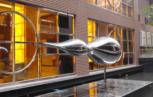 Buy cheap Polished Modern Abstract Sculpture Stainless Steel Water Cloud For Plaza Decoration from wholesalers