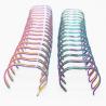 Buy cheap 165 Sheets 3/4'' Metallic Double Wire Rings Twin Ring Wire Spiral Binding Coils from wholesalers