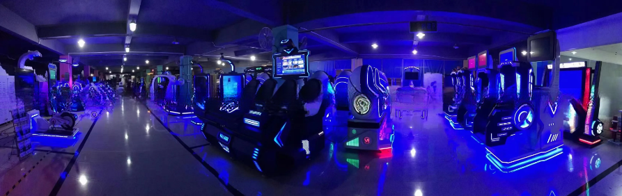 Dreamland two players 9d egg vr cinema chair game machine roller coaster virtual reality simulator