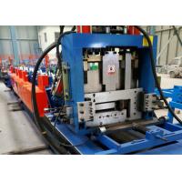 Buy cheap CE / BV CZ Steel Frame Roll Forming Machine Hydraulic Punching Type product