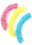 Colorful Disposable Head Cap Disposable Plastic Shower Caps Waterproof Single