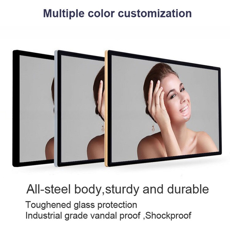 4K UHD 49" 50" inch capacitive touch screen panel display embedded Android or Win10/11 PC support DP VGA DVI input