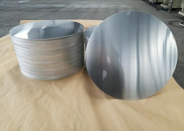Buy cheap Cookware Aluminum Sheet Circle Silver With Pre Painted Non - Stick Black Coating from wholesalers
