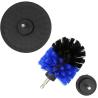 Buy cheap Scrubber Drill Attachment Cleaning Brush 3pc Set Drill Bit Cleaning Brush Blue Color from wholesalers