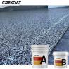 Buy cheap Slip Resistant Epoxy Resin Floor Coating Gray Color Flakes Concrete Paint from wholesalers