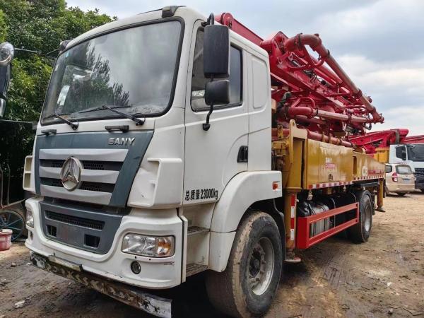 Hydraulic Machining Process 2020 Used 37m Concrete Pump Truck for Concrete Boom
