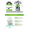 Buy cheap 200W Flexible Arm Solder Fume Extractor LED Display Low Noise from wholesalers