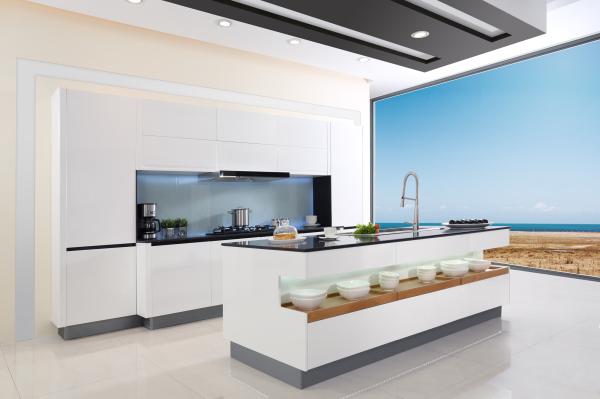 Buy cheap High glossy lacquer kitchen cabinet from wholesalers