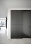 Custom Modern Grey Wardrobe Bespoke PET Closet with Shoe Rack