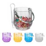 Household Acrylic Champagne Ice Bucket Bar Transparent Diamond Shape Silver