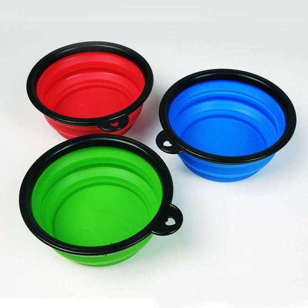 Buy cheap Portable Outdoor Folding Bowl Dog Silicone Food Bowl Environmentally Friendly Silicone Pet Bowl from wholesalers