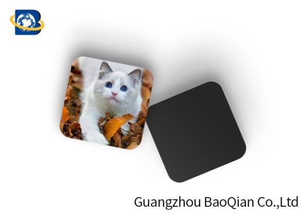 Buy cheap Pretty Cat 3D Image Full Color Custom Coasters , Custom Photo Drink Coasters from wholesalers