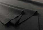 220GSM Bathing Suit Material / Stretch 84% Black Polyester Fabric For Swimsuit