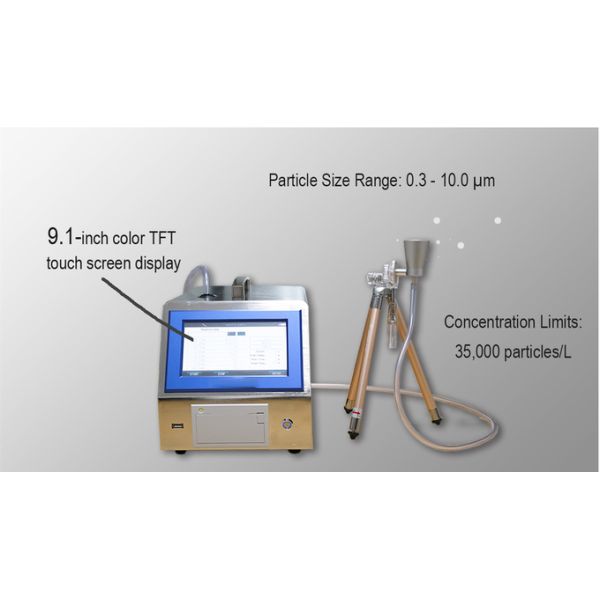 B330 8 Channels 28.3l/Min Portable Airborne Particle Counter Pm0.3 Pm2.0 Pm10