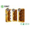 Buy cheap Custom Corrugated Cardboard POP Displays Floor Stands With Shelves For Supermarket from wholesalers