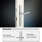 Certifire Stainless Steel Mortice Door Lock for Fire Door 4 hour EN1634 Fire