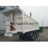 Buy cheap Heavy Duty Semi Tipper Trailer , Semi Bottom Dump Trailers With Hyva Brand Lifting from wholesalers