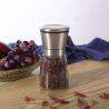 Buy cheap 80ml Ceramic Blades Refillable Glass Pepper Grinder from wholesalers