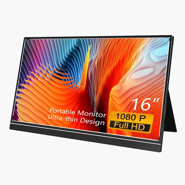 Buy cheap 300cd/M2 Brightness 60Hz Refresh Rate 16 Inch Portable Monitor For Laptop from wholesalers