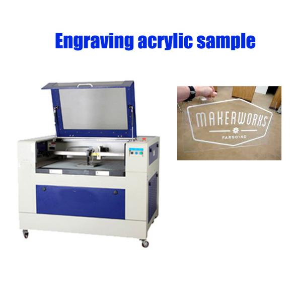 Buy cheap 40 W Co2 Laser Engraver , Small Size Laser Engraving Equipment High Speed from wholesalers