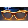 Buy cheap High Brightness Orange El Wire Glasses For Party Show With Pc Plastic Frame from wholesalers