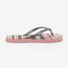 Buy cheap 38EU Reusable Thin Strap Flip Flops Womens Striped Stitching from wholesalers