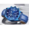 Buy cheap Blue Stainless Steel Waterproof Watch Analogue Super Luminous Two Steel Button from wholesalers