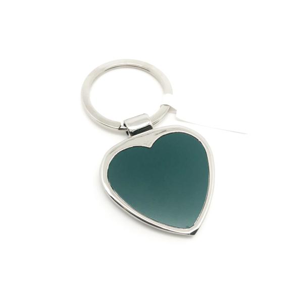 Buy cheap Siliver Green Color Metal Keychain Holder 36x69x6mm from wholesalers