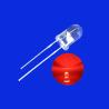 Buy cheap Through Hole LED 5mm 630nm Red Color Clear Lens Round With Flange For Illumination from wholesalers