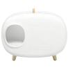 Buy cheap Pet Cleaning Enclosed Kitty Litter Box , Lightweight Cat Litter Training Toilet from wholesalers