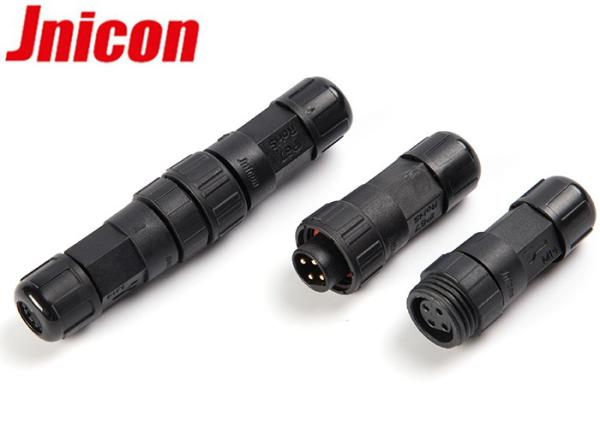Buy cheap 4 Poles Waterproof Male Female Connector , Plastic Circular Plastic Connectors from wholesalers