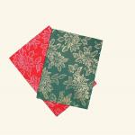 Buy cheap 100% polyester jacquard placemat with gold thread -X‘mas design from wholesalers