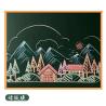Buy cheap PVC Classroom Writing Magnetic Blackboard Sticker White Green Blackboard Adhesive from wholesalers