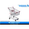 Buy cheap 125L Metal Shopping Cart Shopping Trolley With Base Tray For Superstores from wholesalers