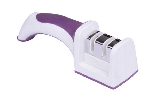 Buy cheap Square Detachable Handle Knife Sharpener With Cleaning Bursh , Purple Innovational from wholesalers