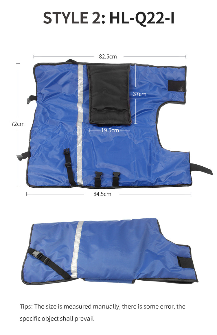 Waterproof Blue Oxford Cloth Calf Coat for 38-45KG Female Calves
