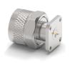 Buy cheap 18GHz, N Type Plug(Male) Straight Connector, 4-Hole Flange(17.5mm*17.5mm), Stainless steel from wholesalers