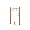 Buy cheap SGS Sit Up Outdoor Workout Equipment For Community Parks from wholesalers