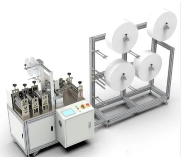 Buy cheap 220V VoltageMedical Sanitary Face Mask Machine Pleating Position Adjustable from wholesalers