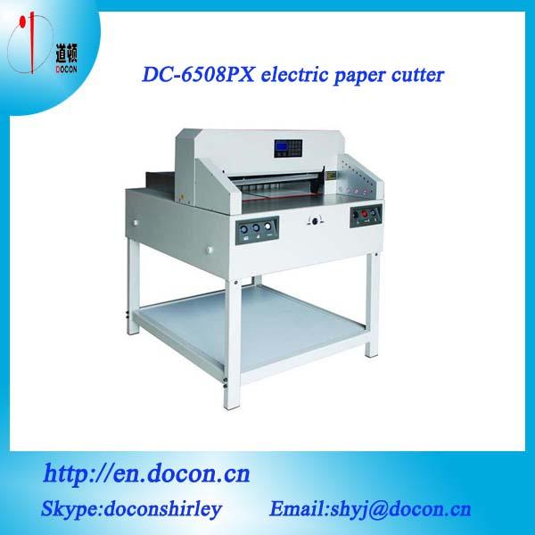 Buy cheap DC-6508PX electric paper guillotine from wholesalers