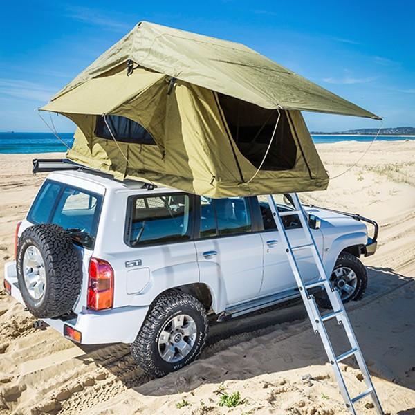 Buy cheap Aluminum Pole Pick Up Roof Tent , Jeep Wrangler Unlimited Roof Top Tent from wholesalers