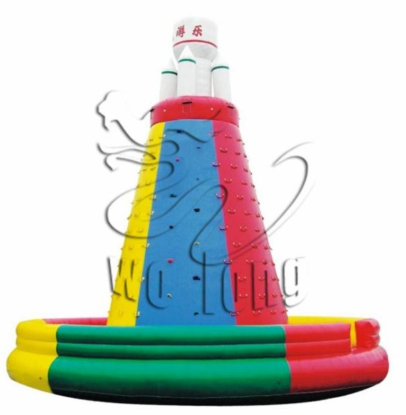 Buy cheap hot children rock climbing wall, inflatable climbing wall from wholesalers