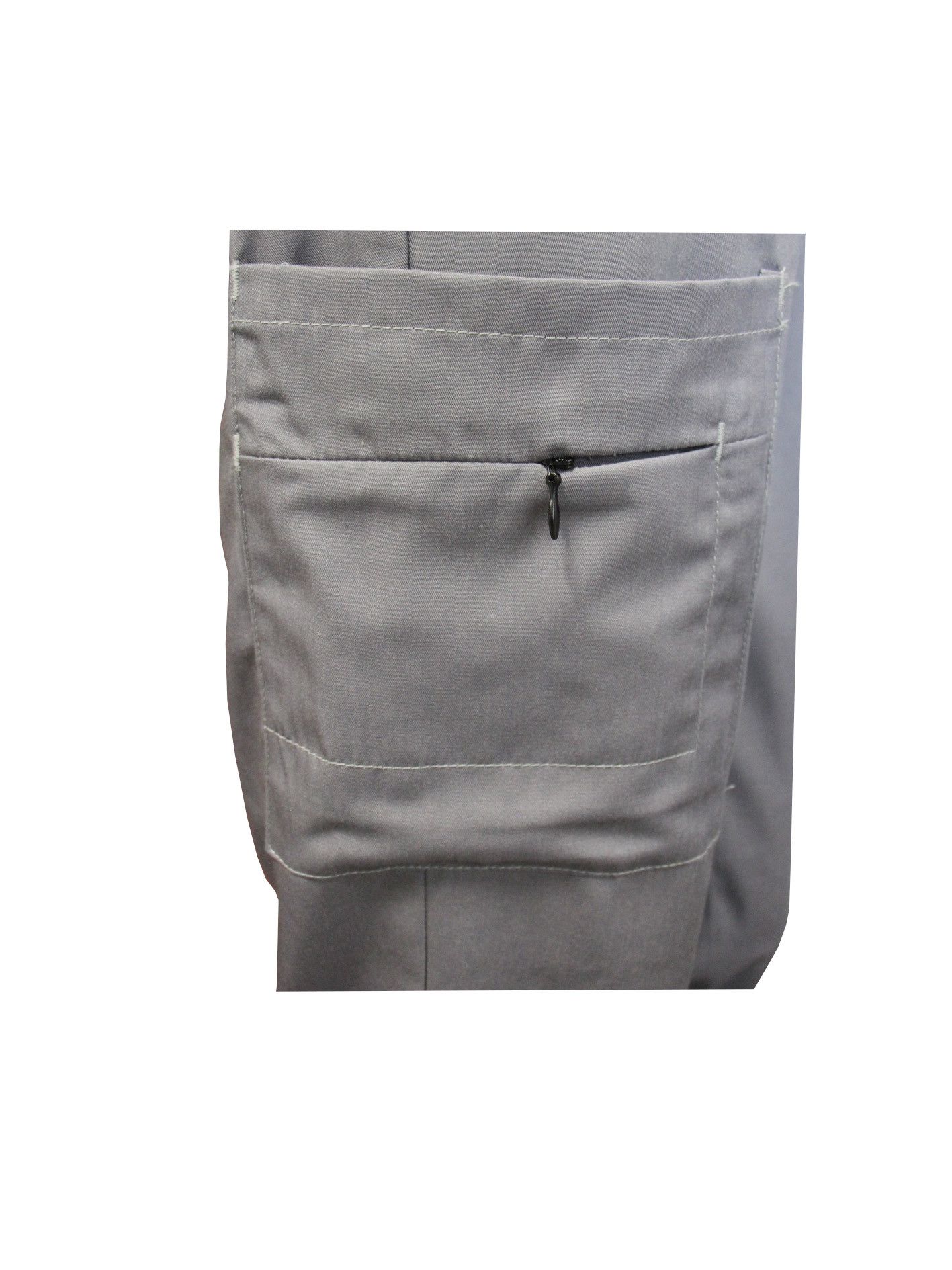 195 GSM Polyester 65% Cotton 35% Medical Uniform Scrubs Pants With Ties Loop Zipper