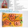 Buy cheap Halloween Tote Bag Kids Pumpkin Bat Ghost Spider Gift Bags Halloween Props Children Toys Trick Treat Candy Bag bagease from wholesalers